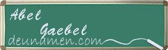 Abel Gaebel Visitenkarte